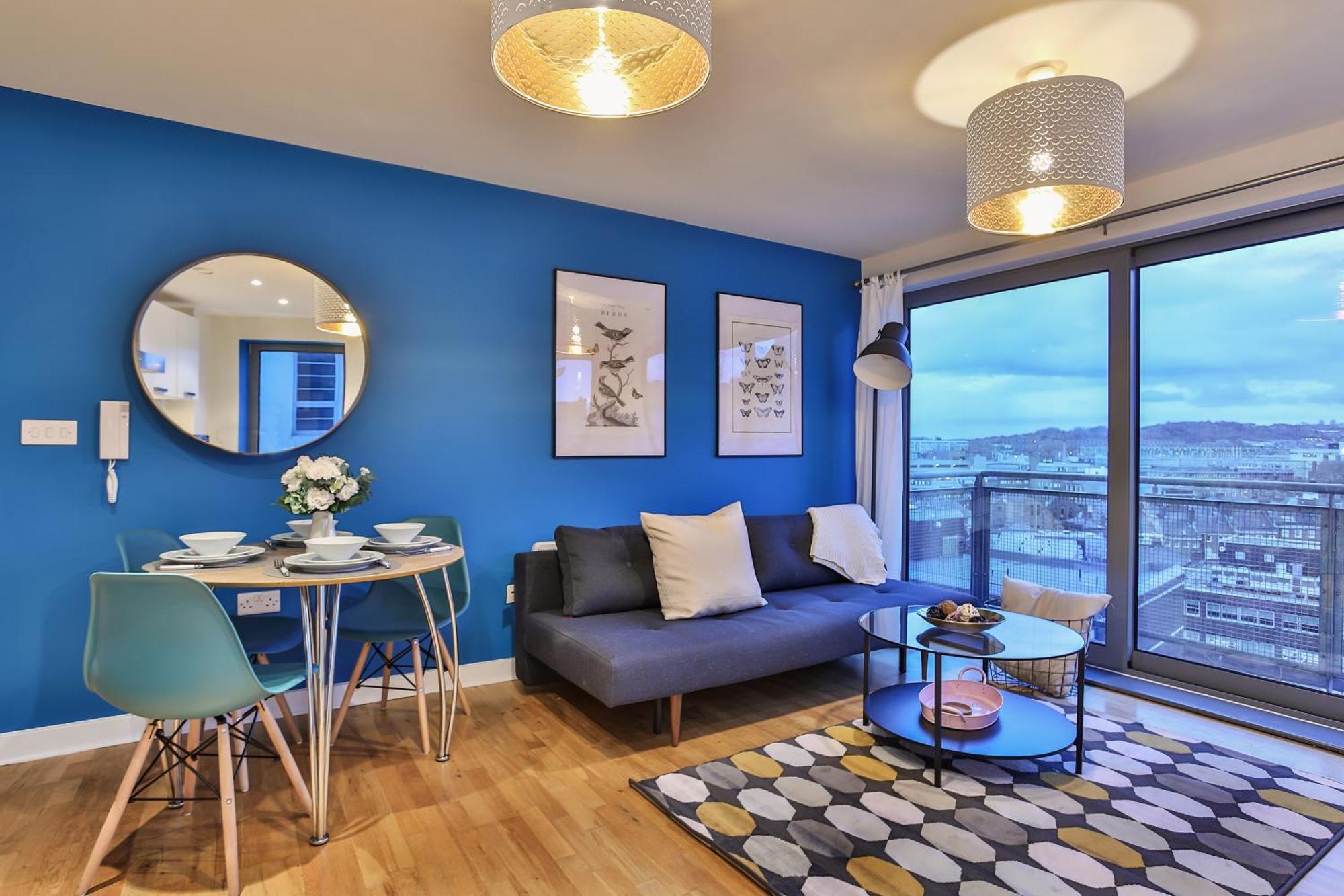 Skyview Apartment By Noknokstay - City Centre With Parking - Group, Family, Business 셰필드 외부 사진